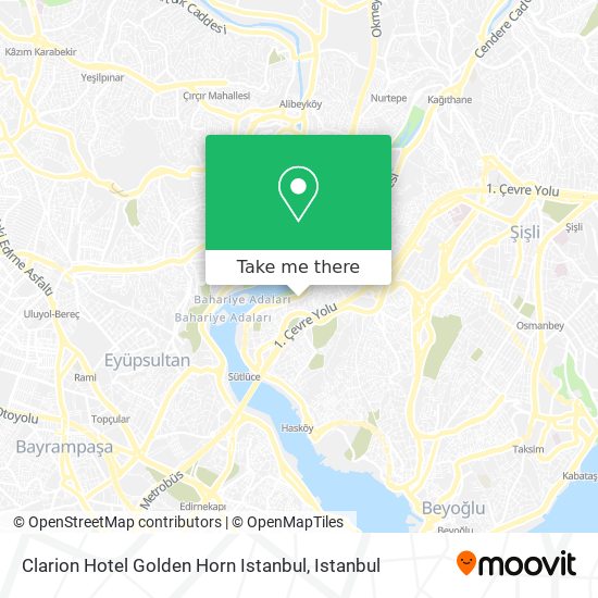 Clarion Hotel Golden Horn Istanbul map