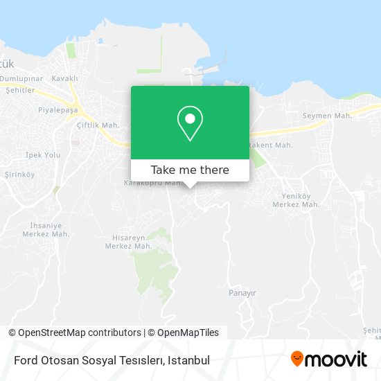 Ford Otosan Sosyal Tesıslerı map