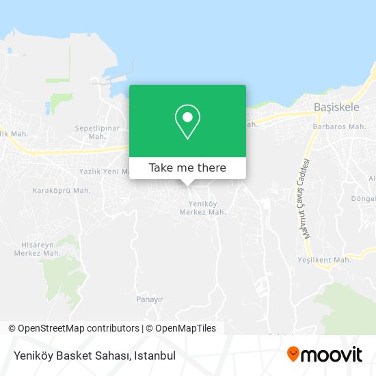 Yeniköy Basket Sahası map