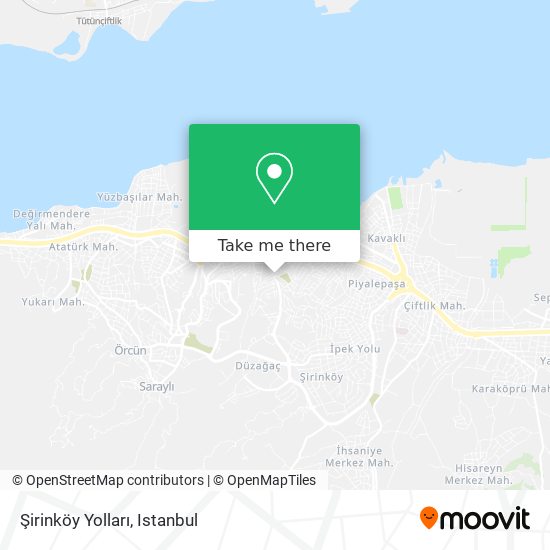 Şirinköy Yolları map
