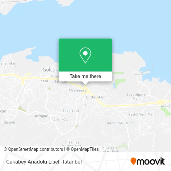 Cakabey Anadolu Liseli map