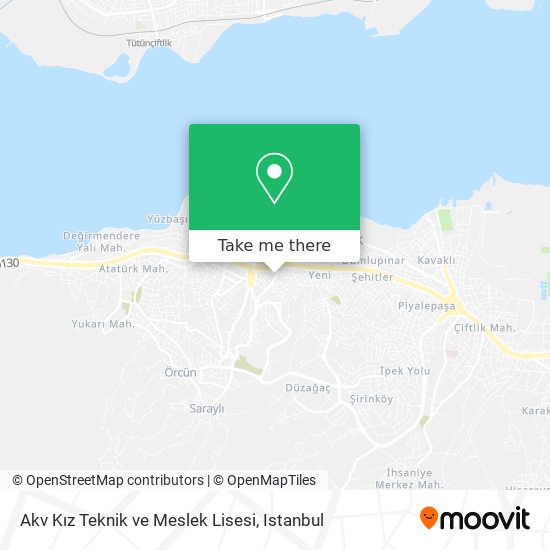 Akv Kız Teknik ve Meslek Lisesi map