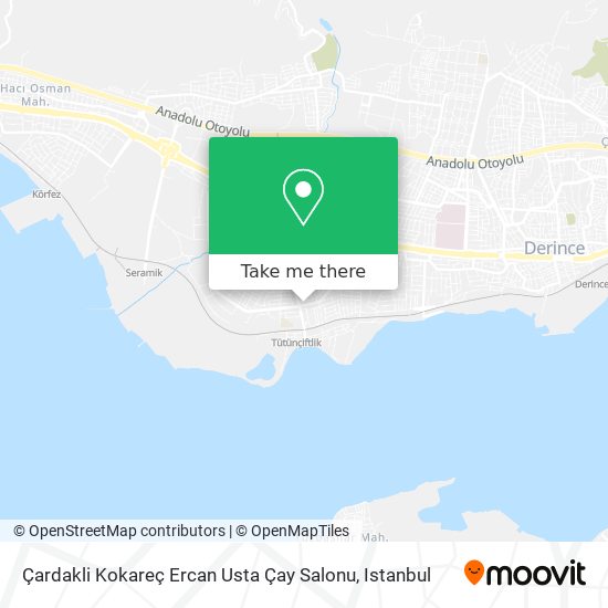 Çardakli Kokareç Ercan Usta Çay Salonu map