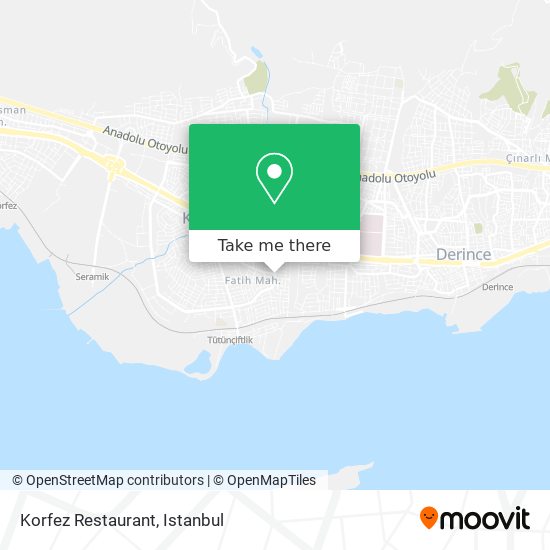 Korfez Restaurant map