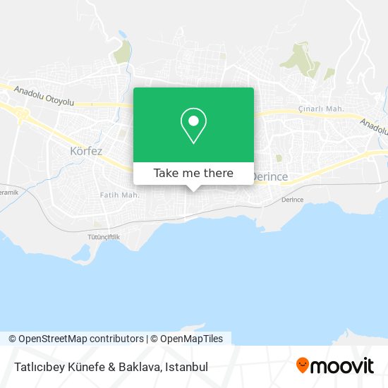 Tatlıcıbey Künefe & Baklava map