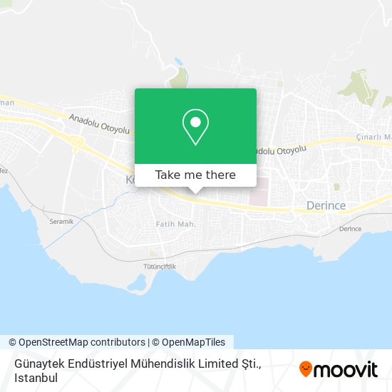 Günaytek Endüstriyel Mühendislik Limited Şti. map