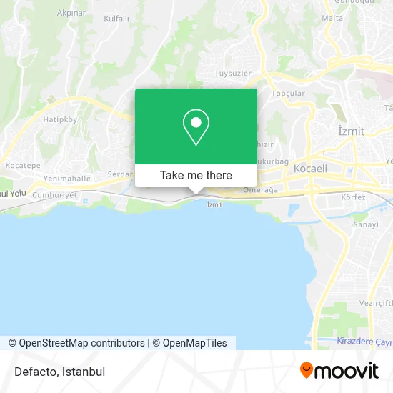 Defacto map