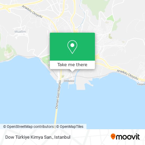 Dow Türkiye Kimya San. map