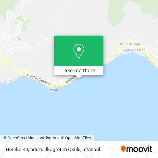 Hereke Kışladüzü Ilköğretim Okulu map