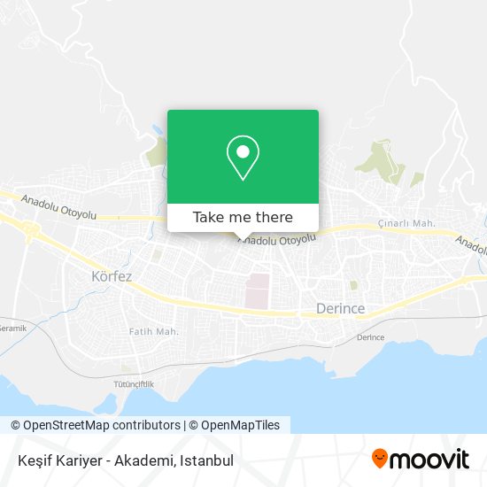 Keşif Kariyer - Akademi map