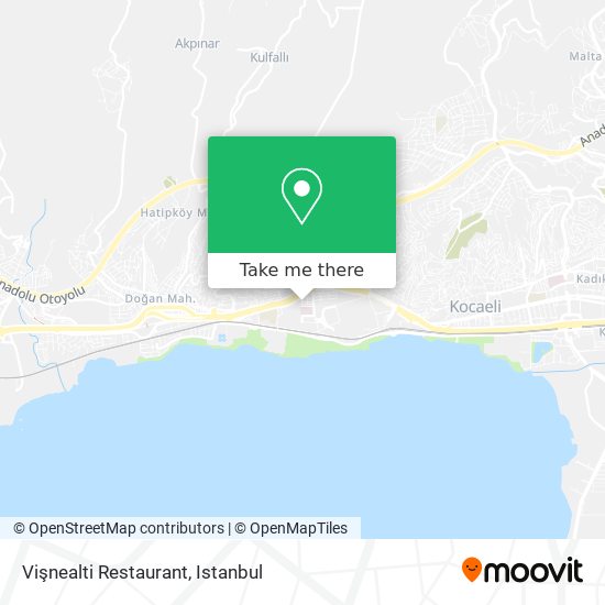 Vişnealti Restaurant map