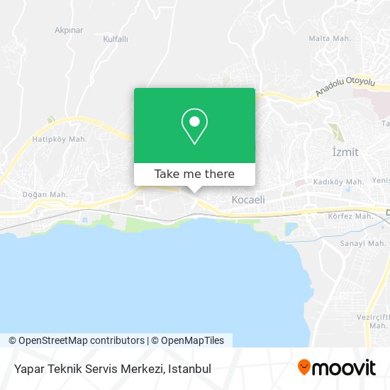 Yapar Teknik Servis Merkezi map