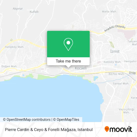 Pierre Cardin & Ceyo & Forelli Mağaza map