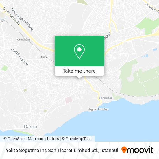 Yekta Soğutma İnş San Ticaret Limited Şti. map