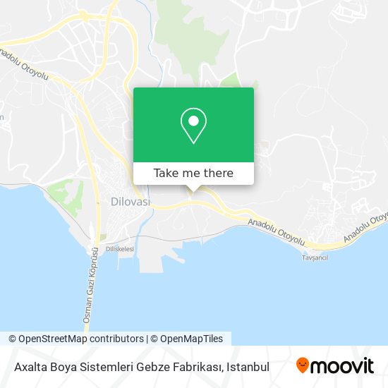 Axalta Boya Sistemleri Gebze Fabrikası map