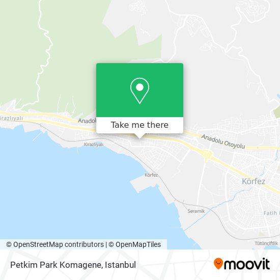 Petkim Park Komagene map