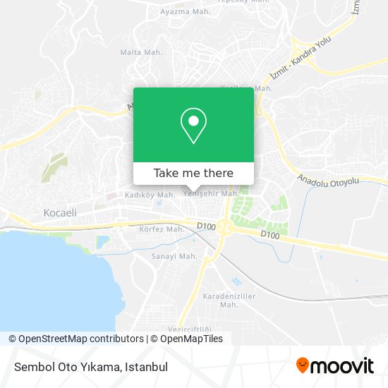 Sembol Oto Yıkama map