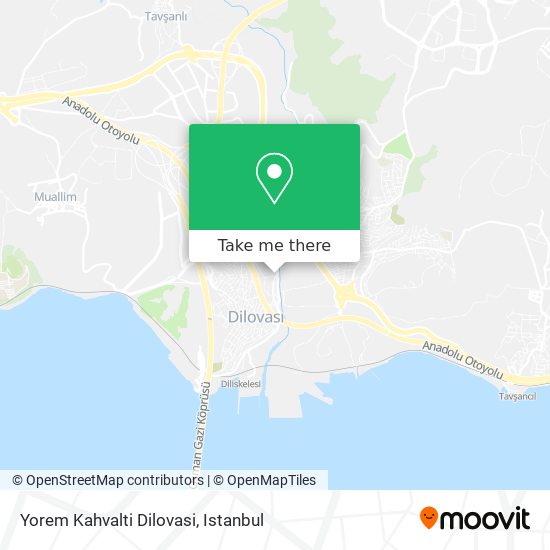 Yorem Kahvalti Dilovasi map