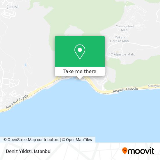 Deniz Yıldızı map