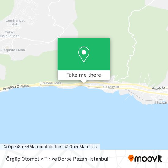Örgüç Otomotiv Tır ve Dorse Pazarı map