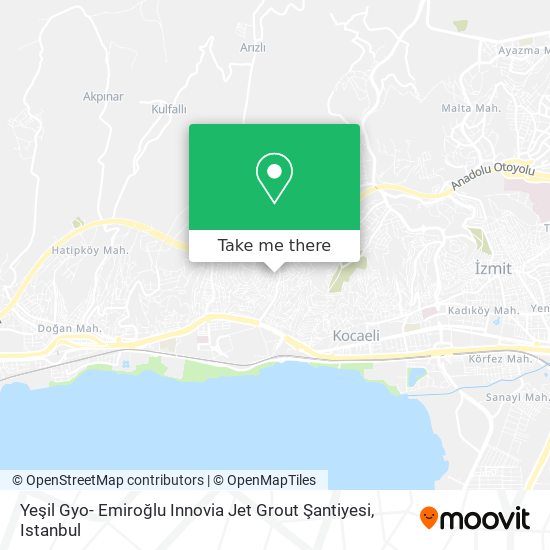 Yeşil Gyo- Emiroğlu Innovia Jet Grout Şantiyesi map