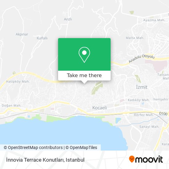 İnnovia Terrace Konutları map