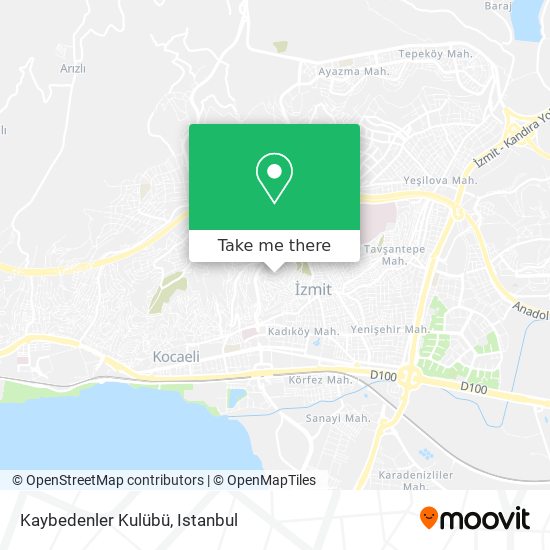 Kaybedenler Kulübü map