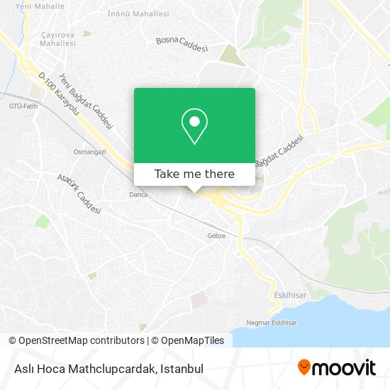 Aslı Hoca Mathclupcardak map