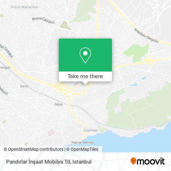 Pandırlar İnşaat Mobilya Td map