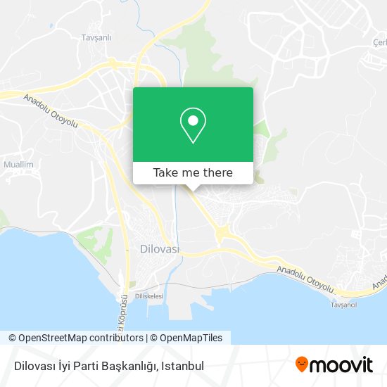 Dilovası İyi Parti Başkanlığı map