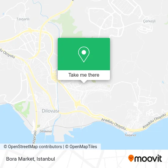 Bora Market map
