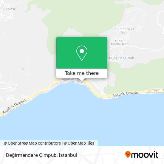 Değirmendere Çimpub map