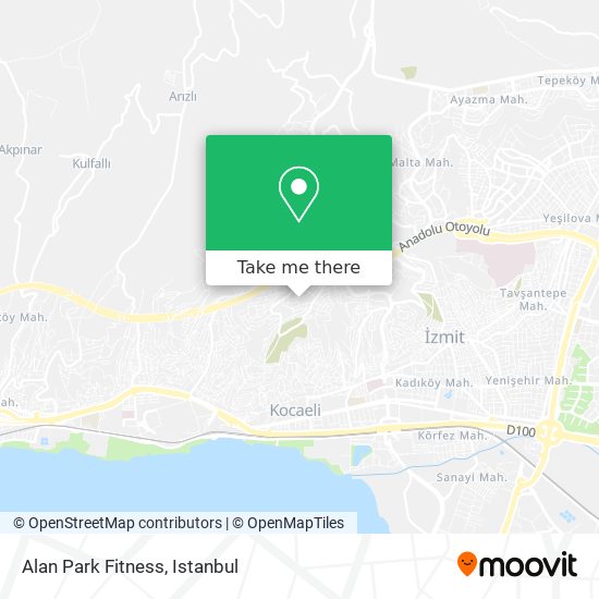 Alan Park Fitness map