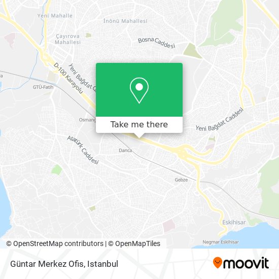 Güntar Merkez Ofis map