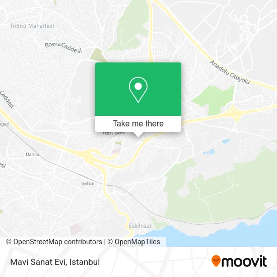 Mavi Sanat Evi map