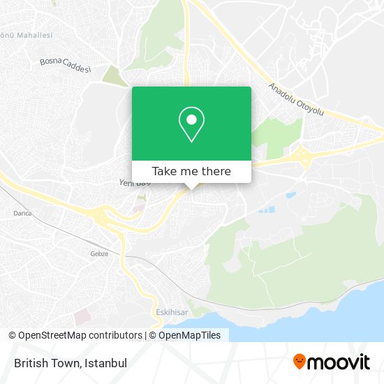 British Town map