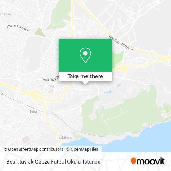 Besiktaş Jk Gebze Futbol Okulu map