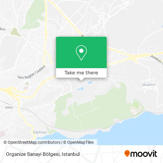 Organize Sanayi Bölgesi map
