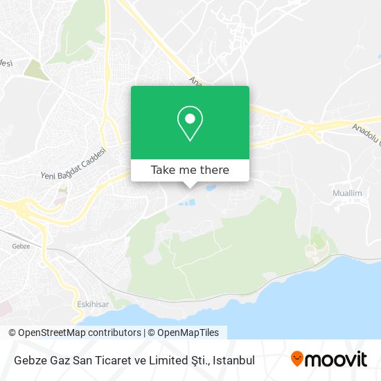 Gebze Gaz San Ticaret ve Limited Şti. map