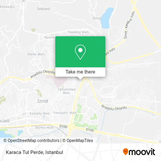 Karaca Tul Perde map