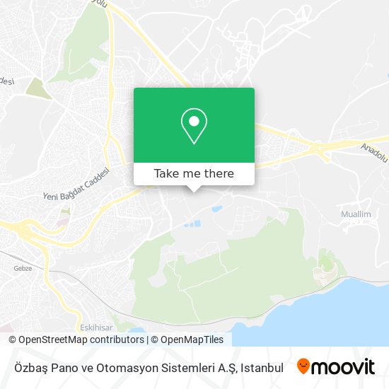 Özbaş Pano ve Otomasyon Sistemleri A.Ş map