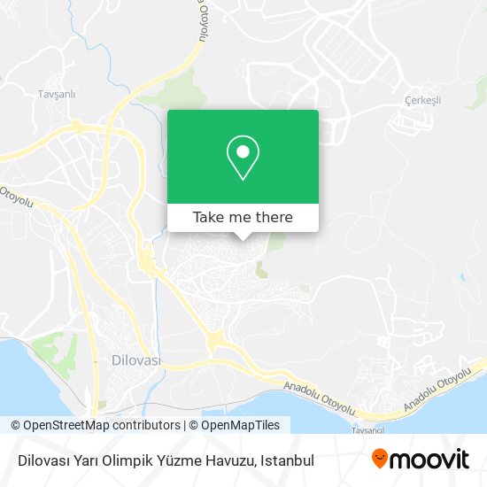Dilovası Yarı Olimpik Yüzme Havuzu map