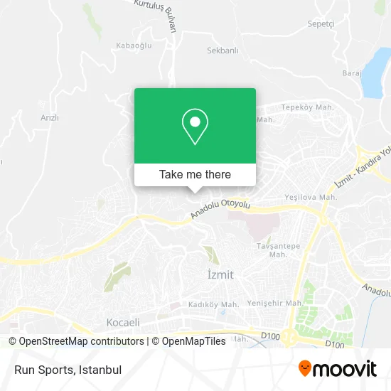 Run Sports map