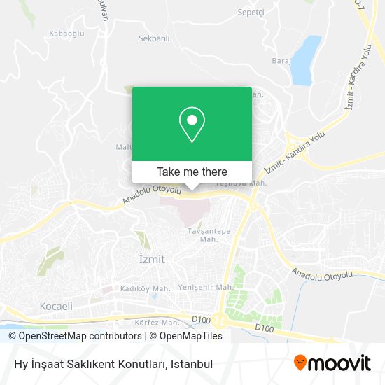 Hy İnşaat Saklıkent Konutları map