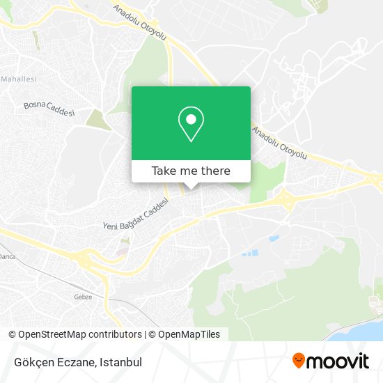 Gökçen Eczane map