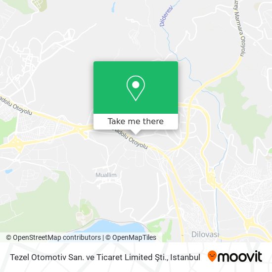 Tezel Otomotiv San. ve Ticaret Limited Şti. map