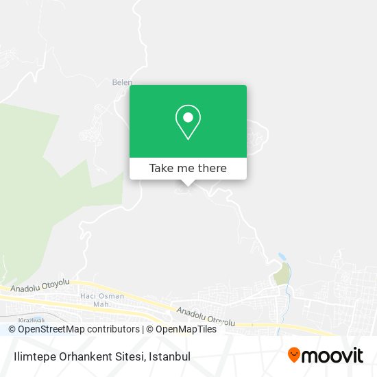 Ilimtepe Orhankent Sitesi map