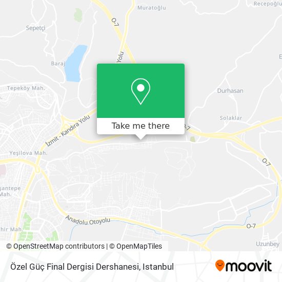 Özel Güç Final Dergisi Dershanesi map