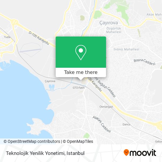 Teknolojik Yenilik Yonetimi map