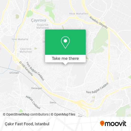 Çakır Fast Food map